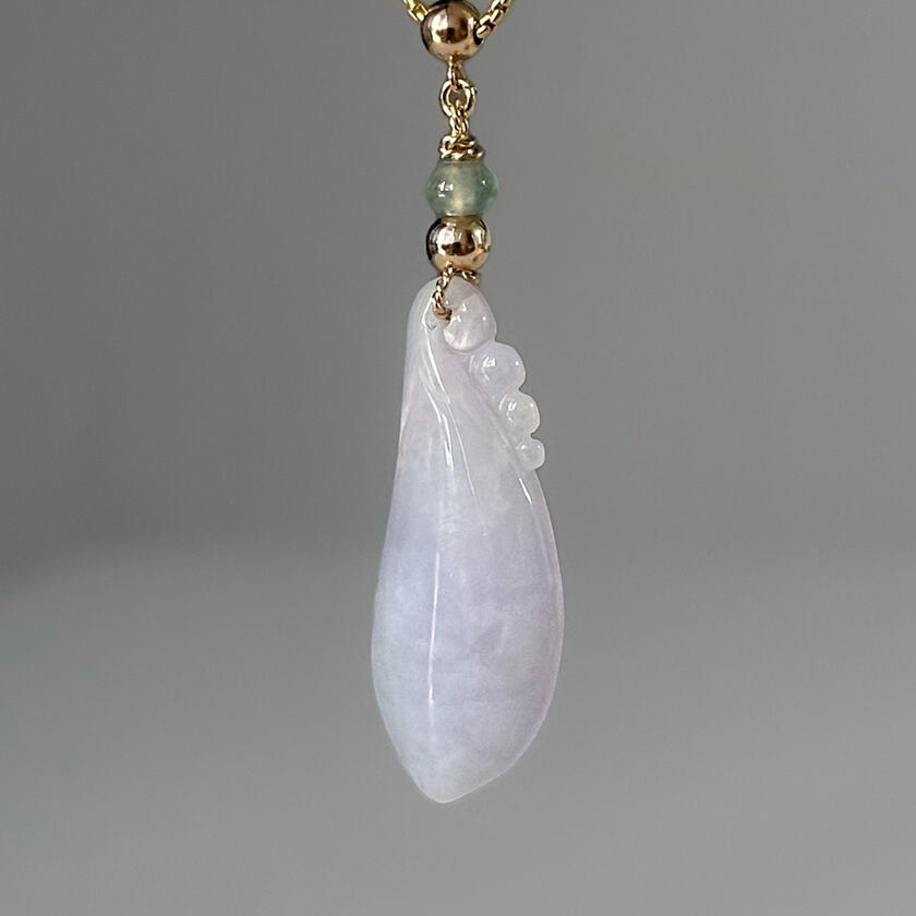 Lilliac Teardrop Jadeite Pendant